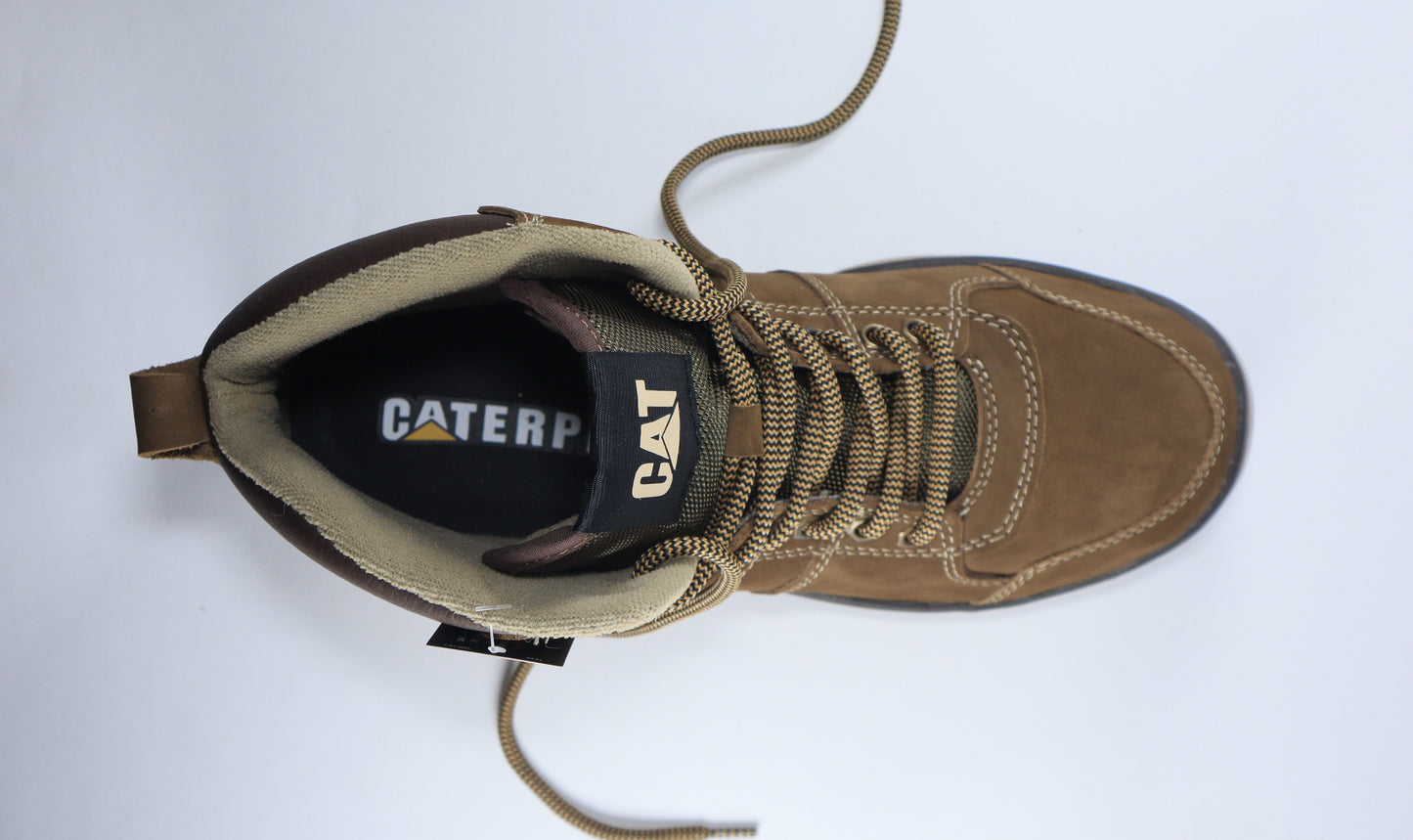 BOTA CATERPILLAR 1371 EN CUERO ( SIN PUNTERA )