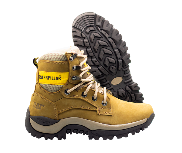 BOTAS CATERPILLAR 016 EN CUERO ( SIN PUNTERA )